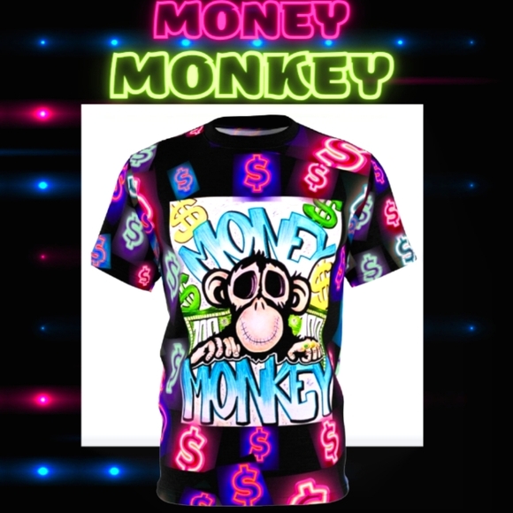 Money Monkey Groovey 2023 InclusiveWear Original! UNISEX CUT AND SEW - Picture 1 of 4